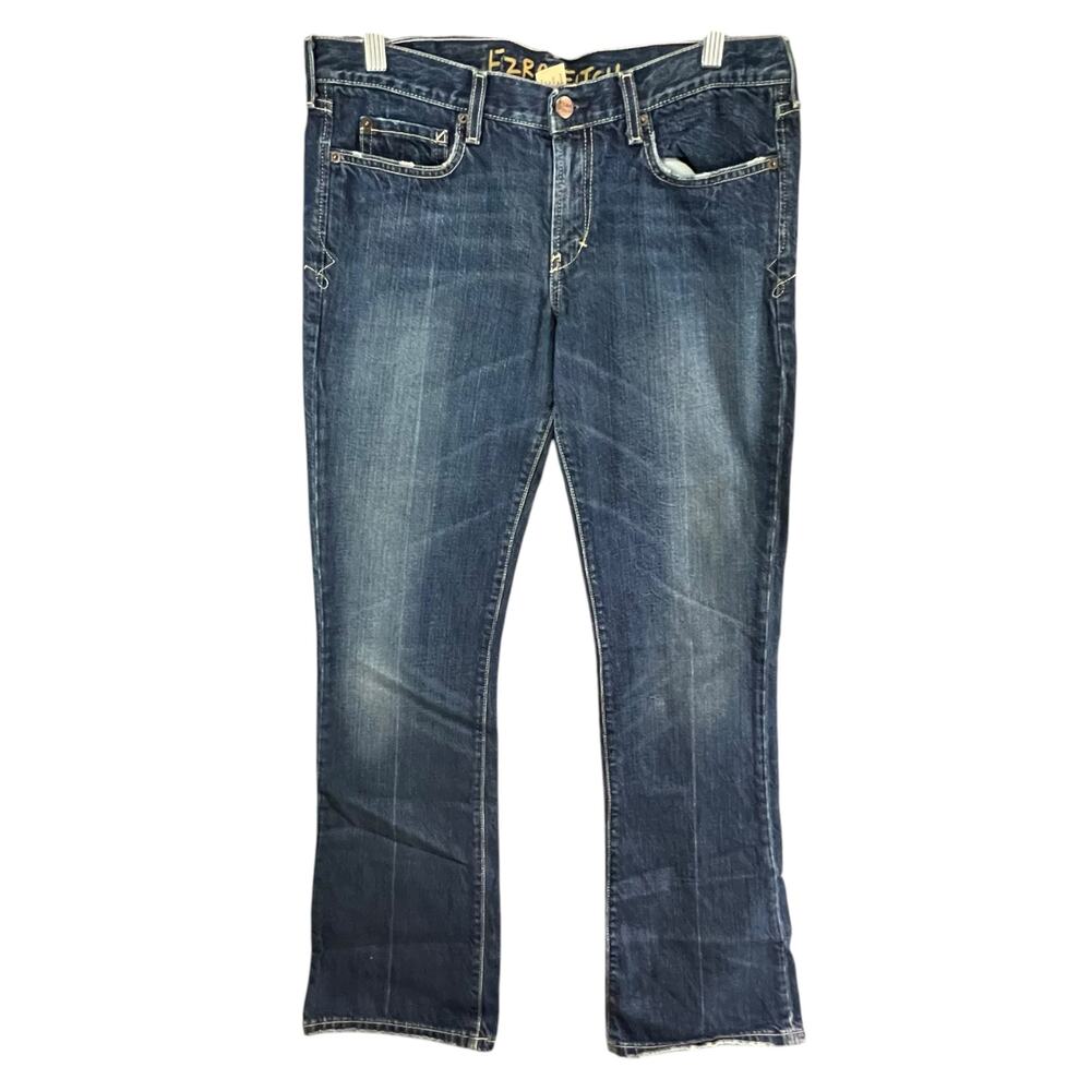 Ezra Fitch Abercrombie Y2K Jeans Womens 29 Blue Bootcut Low Rise Retro Classic